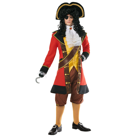 Déguisement Pirate Capitaine Crochet Luxe Homme