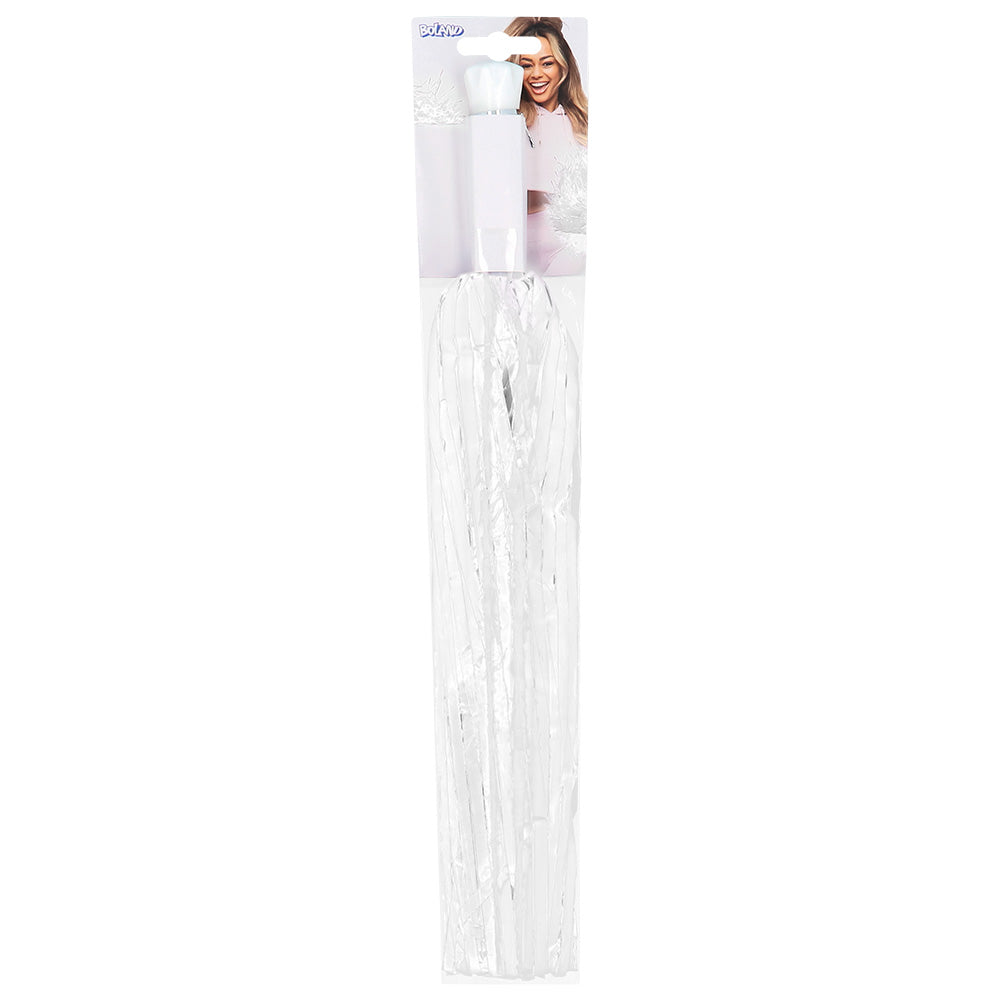 Pompon Blanc Fluffy - Accessoire Déguisement Fête Idéal