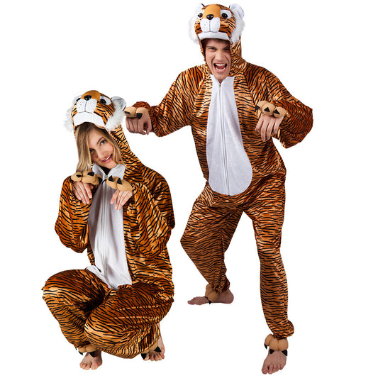 Déguisement Tigre Adulte Enfant - Combinaison Complète