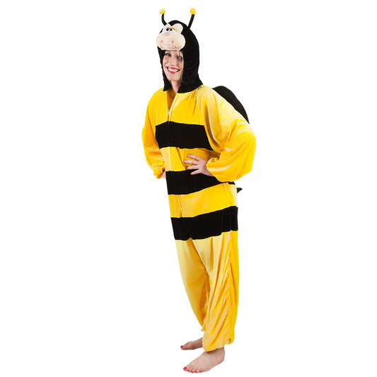 Déguisement Abeille Adulte - Costume Rayé Jaune et Noir