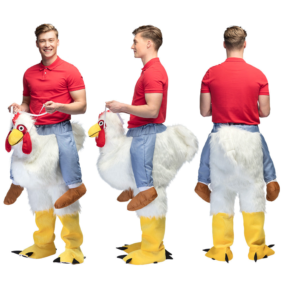 Déguisement Coq Géant Adulte - Costume Poule Amusant