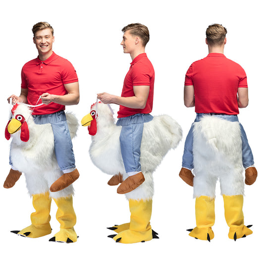 Déguisement Coq Géant Adulte - Costume Poule Amusant