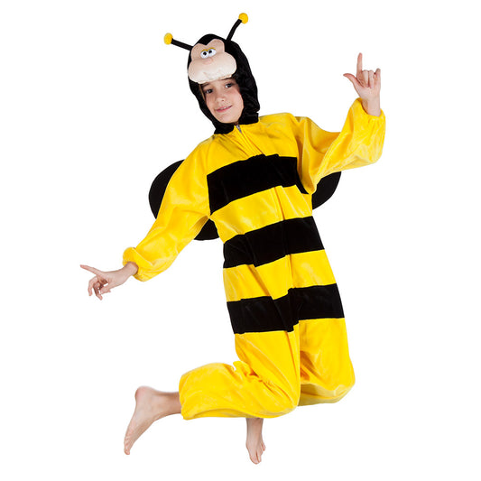 Déguisement Abeille Enfant - Costume Rayé Jaune et Noir