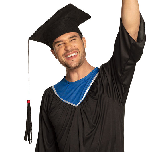 Toque de Graduation Noire avec Gland - Déguisement Étudiant