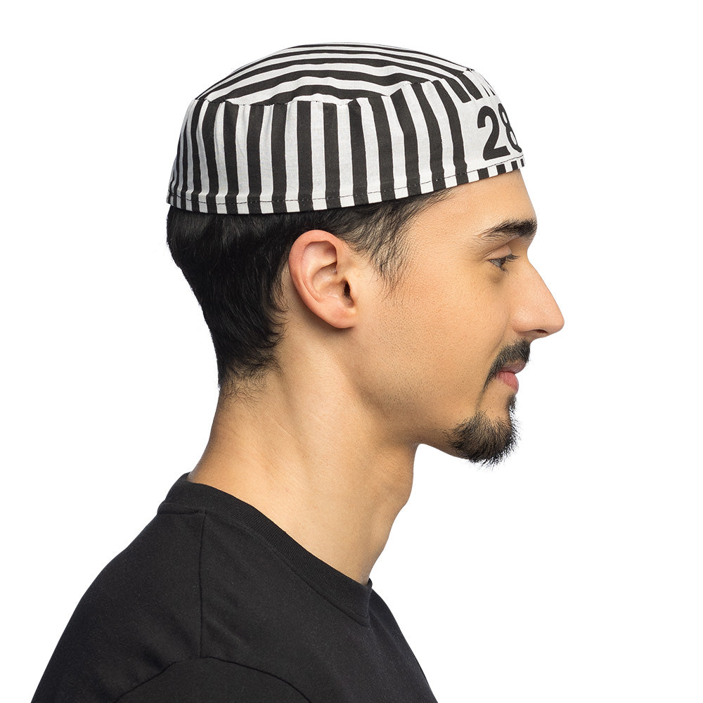 Bandana Prison 283 - Accessoire Déguisement Bagnard Rayé