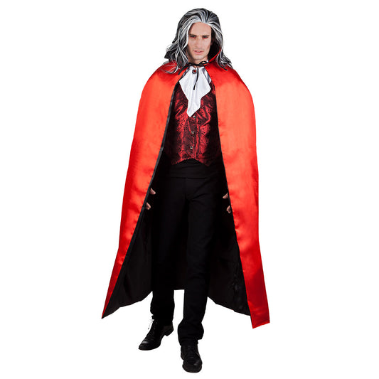 Déguisement Vampire Deluxe - Cape Réversible Rouge et Noir