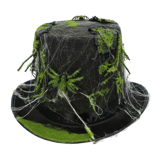 Chapeau Haut-de-Forme Mousse et Lichen Nature Adulte
