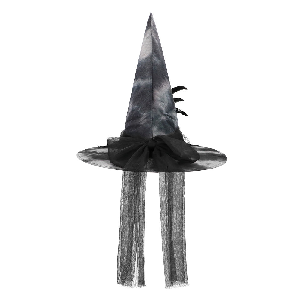 Chapeau de Sorcière Noir 59cm - Déguisement Halloween Femme
