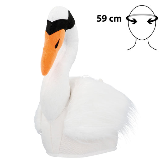 Chapeau Cygne Blanc Déguisement 59 cm - Accessoire Rigolo