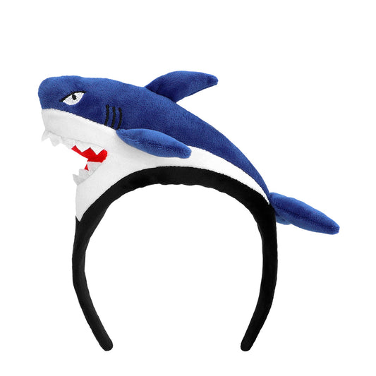 Serre-tête Requin Bleu Amusant - Accessoire Fête Enfant et Adulte