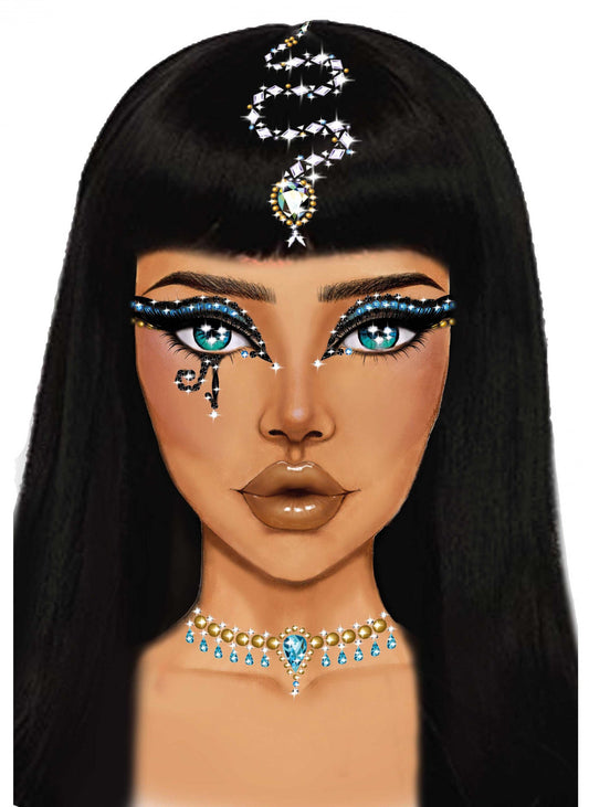 Bijoux pour visage adhésifs Cléopâtre
