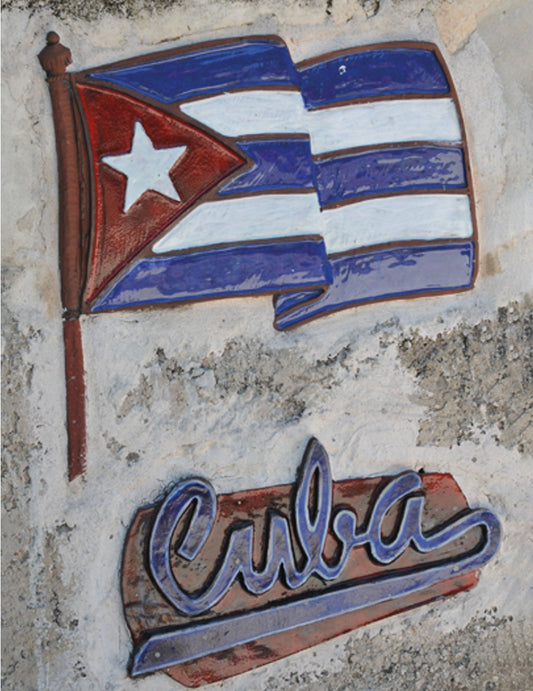 Décoration murale Cuba 30 x 41,5 cm