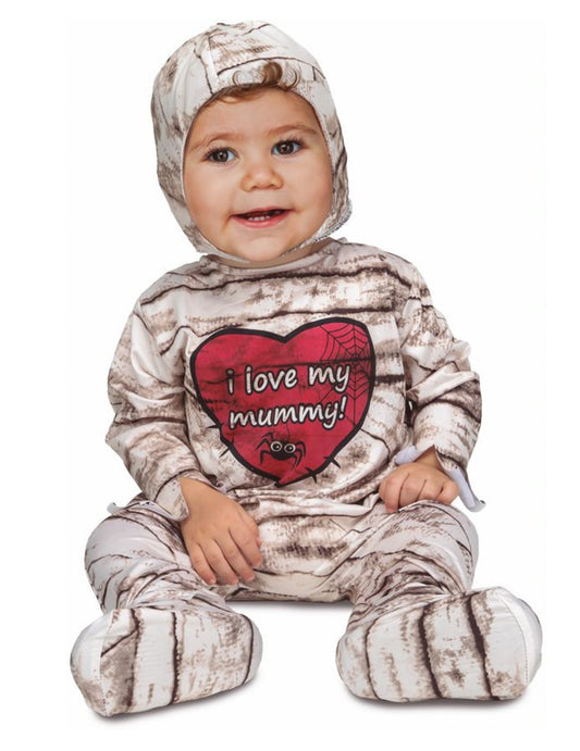 Déguisement combinaison momie bébé