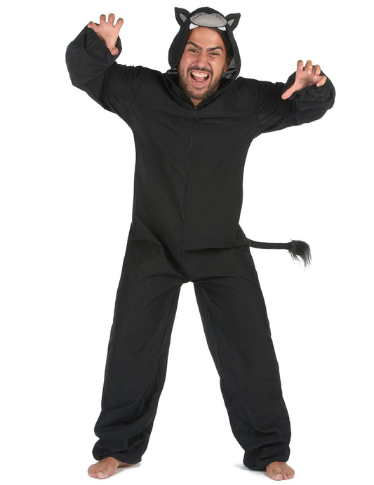 Déguisement combinaison panthère noire homme
