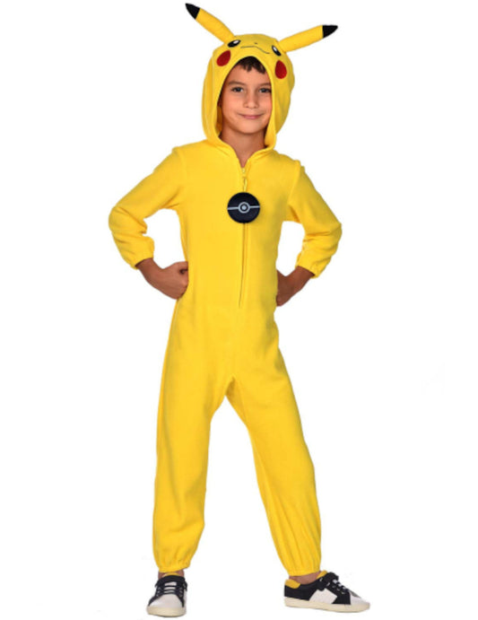 Déguisement combinaison Pikachu Pokémon enfant