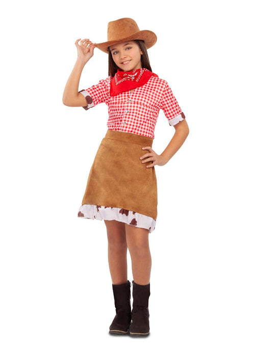 Déguisement cowgirl de l'Ouest fille
