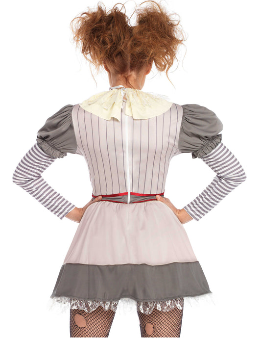 Déguisement creepy clown femme