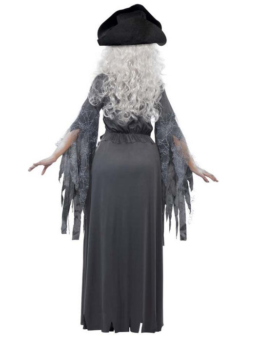 Déguisement fantôme pirate grise femme Halloween