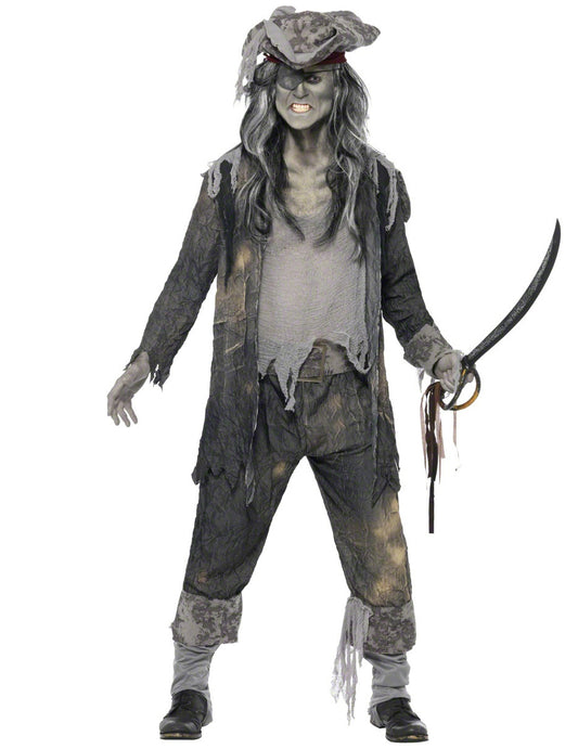 Déguisement fantôme pirate homme Halloween