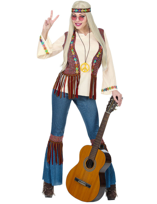 Déguisement hippie peace femme