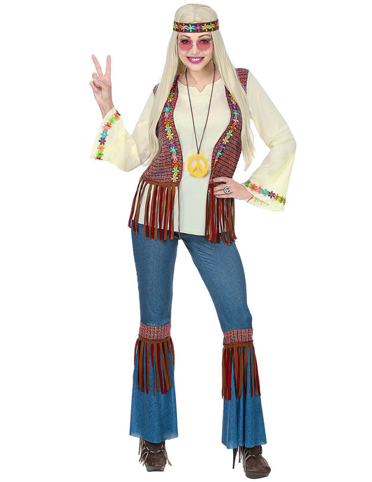 Déguisement hippie peace femme