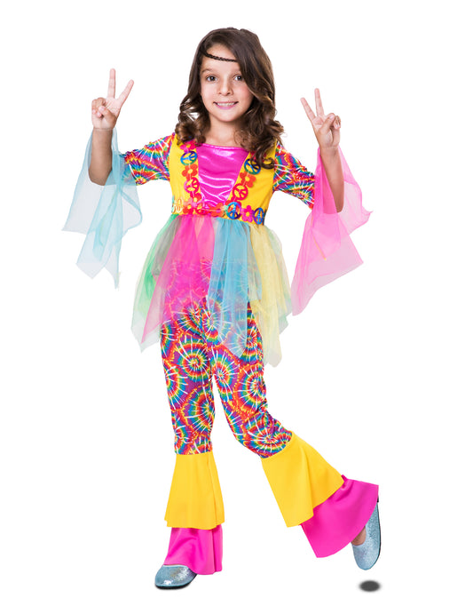 Déguisement hippie tulle fille