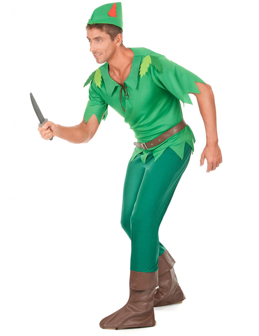 Déguisement homme du pays imaginaire vert