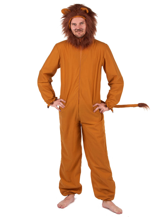 Déguisement lion fauve homme