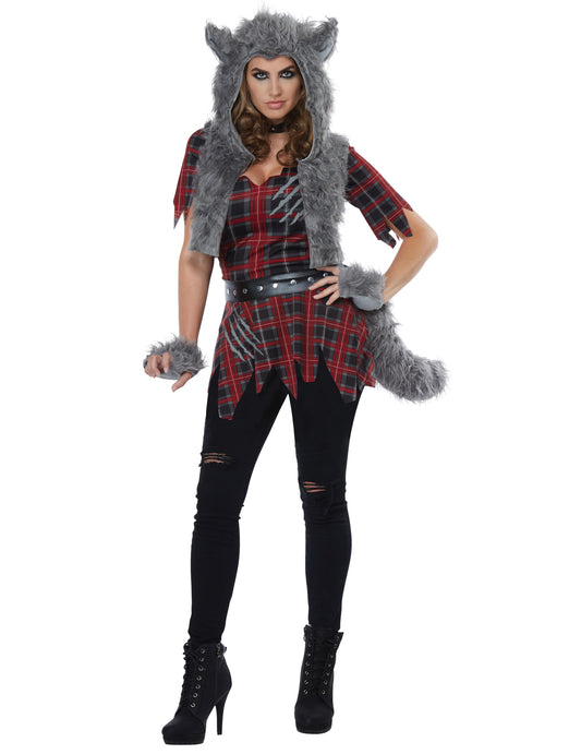 Déguisement loup garou luxe femme