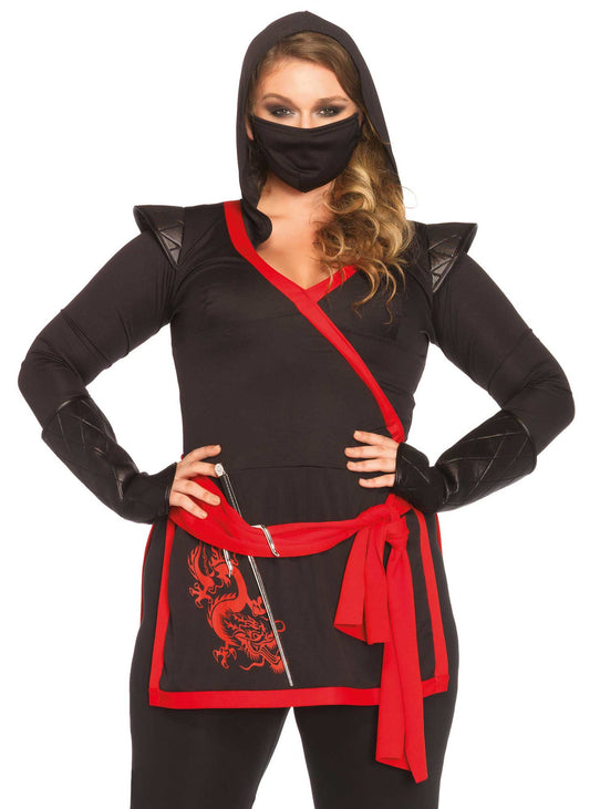 Déguisement luxe ninja grande taille femme