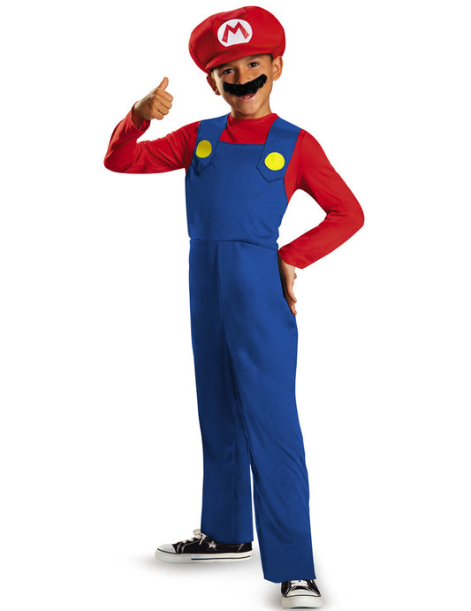 Déguisement Mario combinaison Enfant