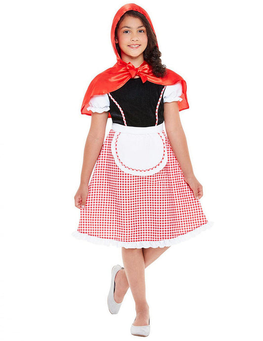 Déguisement Miss chaperon avec cape fille