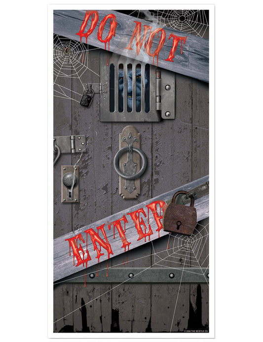 Décoration pour porte Do Not Enter 76x152cm halloween