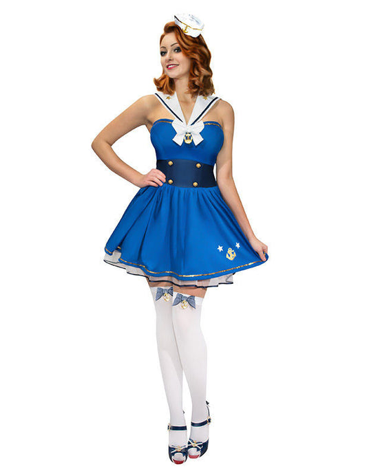 Déguisement marin pinup femme