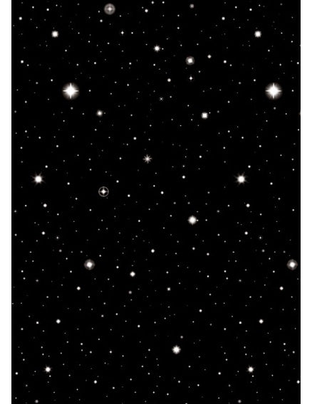 Décoration murale nuit étoilée 1.2 x 12.2 m
