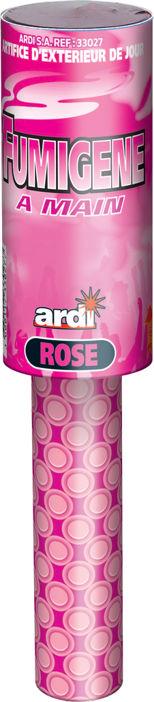 Fumigène à main couleur rose