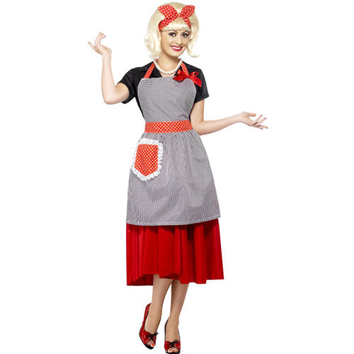 Women's Fifties Housewife Kit Costume
