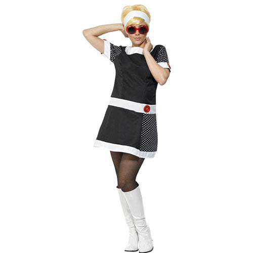 Chic 1960 fashion women's costume