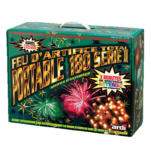 Feu d'artifice total portable 180 série II