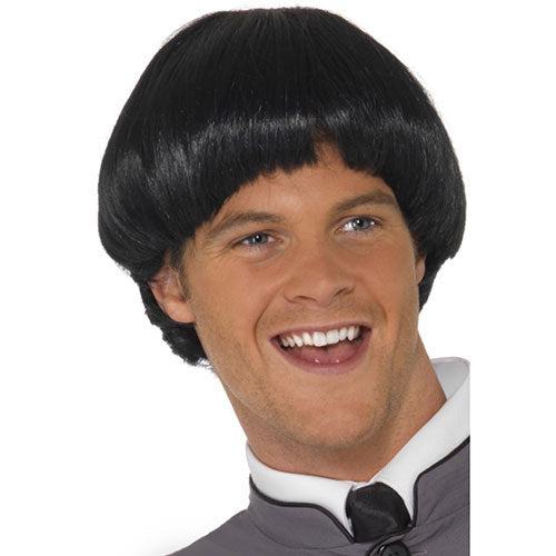 60s star wig black