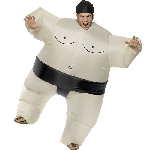 Inflatable sumo wrestler men's costume