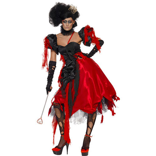 Women's Scary Queen of Hearts Costume