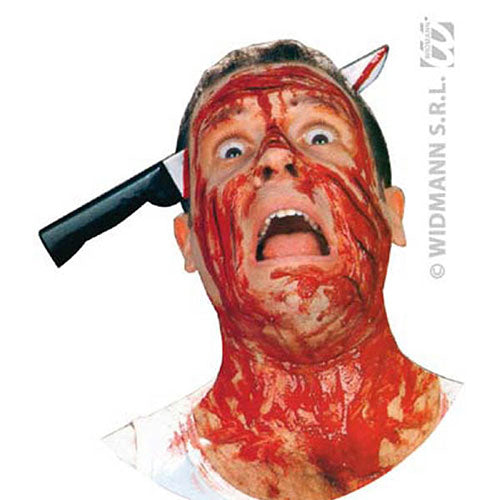 Pierced skull knife