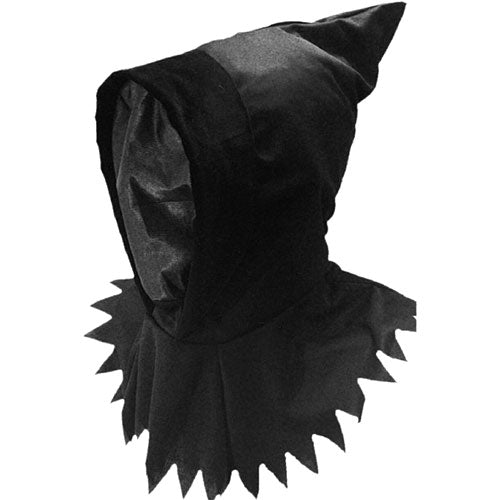 Cagoule noire visage invisible