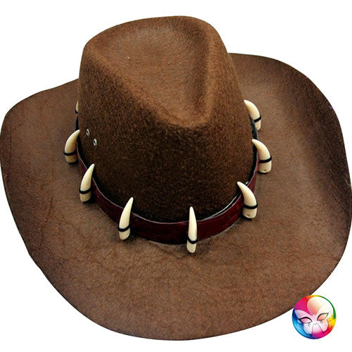 brown Dundee crocodile hat