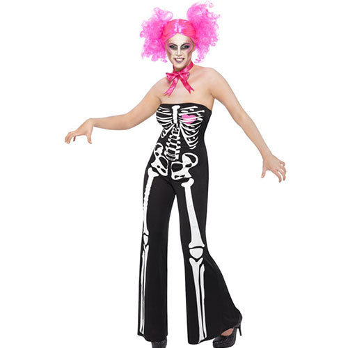 Crazy Skeleton Woman Costume