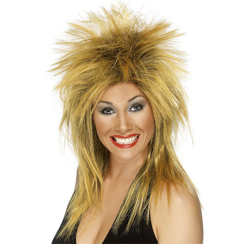 Redhead rock diva wig