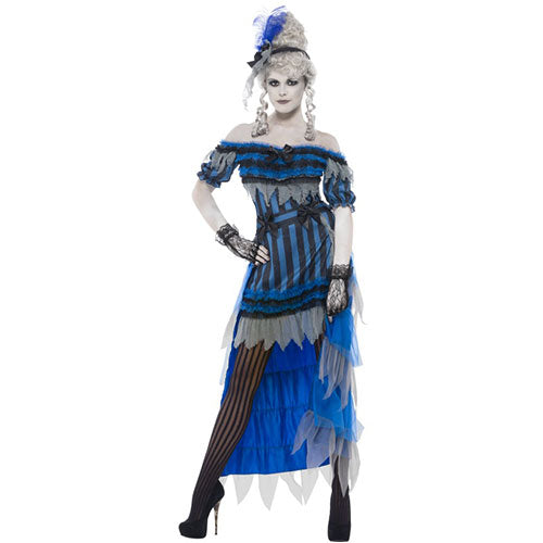Women's ghostly saloon costume