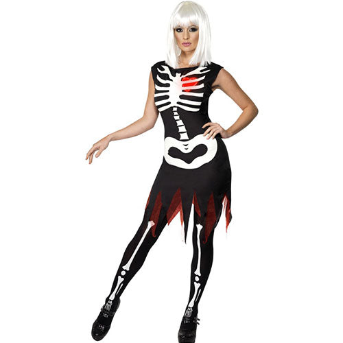Luminous Skeleton Women's Costume