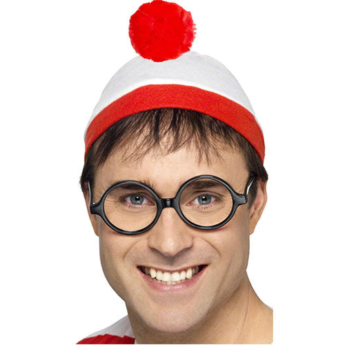 Kit Where's Wally Hat Glasses